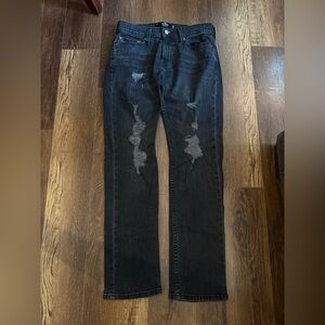 Hollister Black Slim Straight Jeans